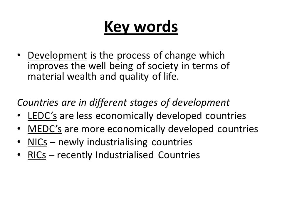 Industrialising less developed countries essay